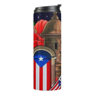 Puerto Rican Icons Thermal Tumbler