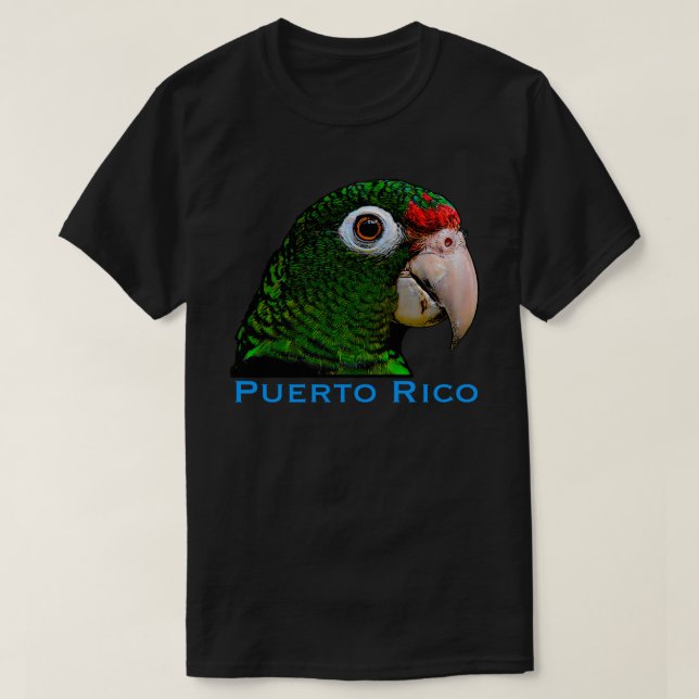 Puerto Rican Parrot T-Shirt (Design Front)
