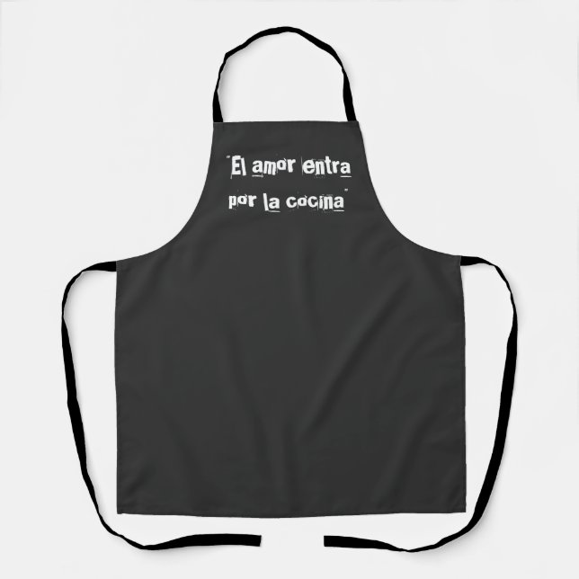 Puerto Rican Phrases  Apron (Front)