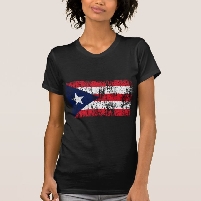 Puerto Rican Pride Flag T-Shirt (Front)