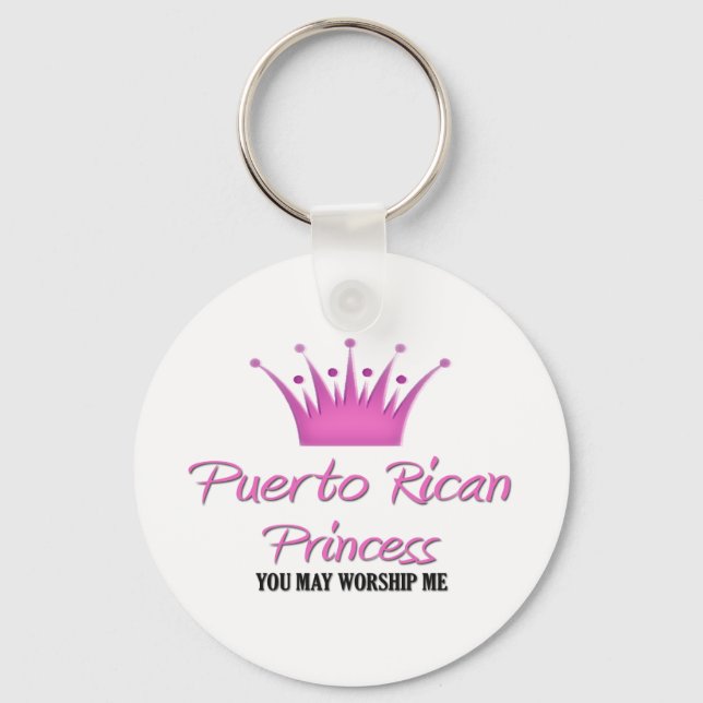 Puerto Rican Princess Key Ring (Front)