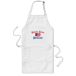 Puerto Rican Princess Long Apron