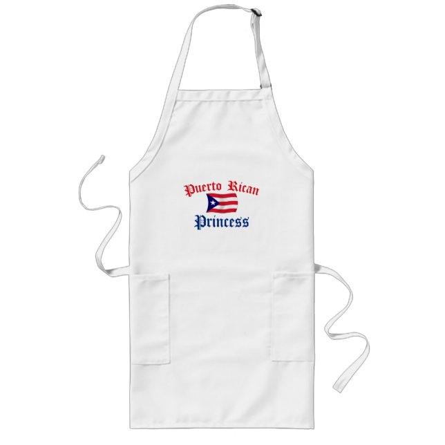 Puerto Rican Princess Long Apron (Front)