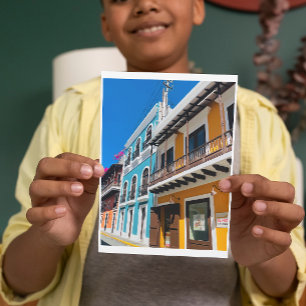 Puerto Rican Street  Postcard