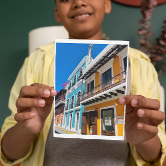 Puerto Rican Street  Postcard