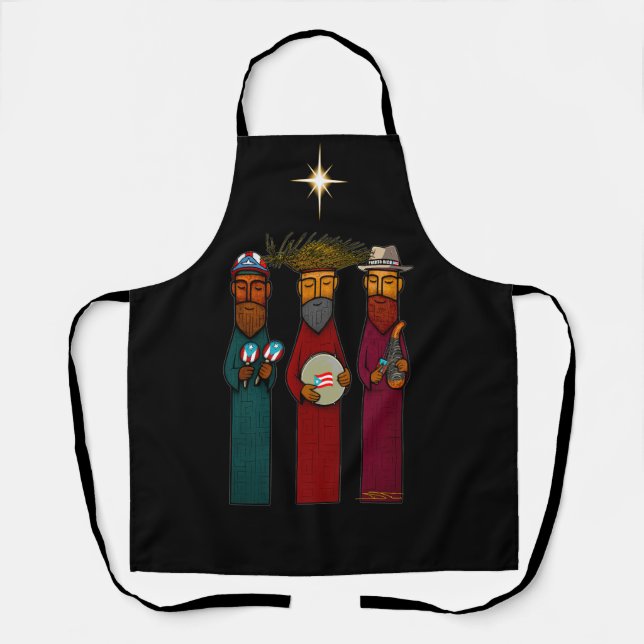 Puerto Rican Three Wise Men – Parranda Apron (Front)