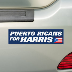 Puerto Ricans for Kamala Harris 2024 Bumper Sticker