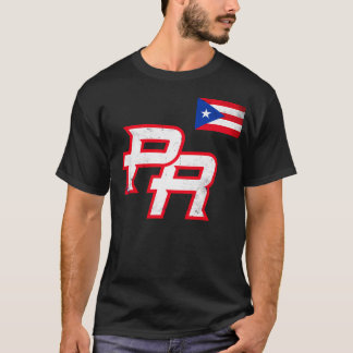 Puerto Rico 2023 Baseball Flag Pride Red Boricua P T-Shirt
