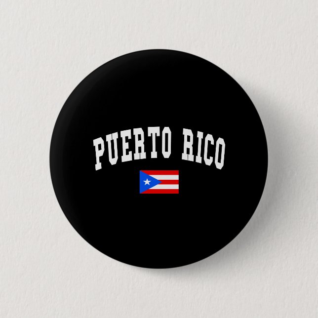 PUERTO RICO 6 CM ROUND BADGE (Front)