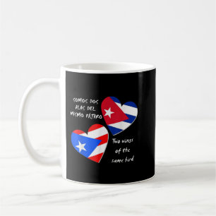 Puerto Rico and Cuba Heart, Two wings of the same  Coffee Mug