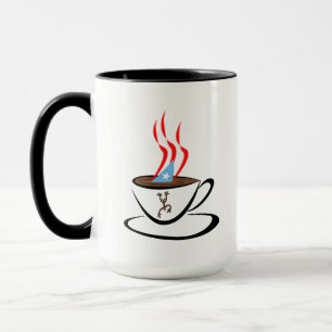 Puerto Rico Aroma Coffee Two-Tone Coffee Mug