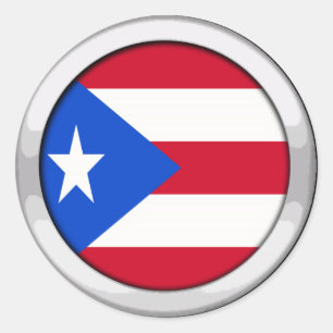 Puerto Rico Badge Classic Round Sticker