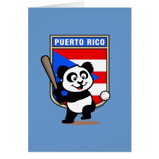 Puerto Rico Baseball Panda (Front)