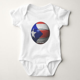 Puerto Rico Basketball Baby Bodysuit