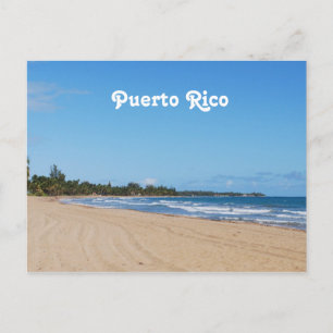Puerto Rico Beach Postcard