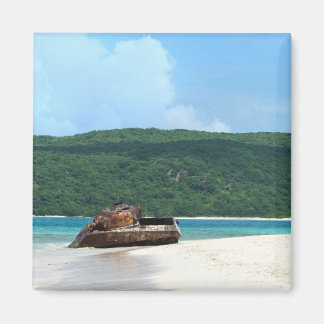 Puerto Rico Beach Tank Magnet