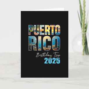 Puerto Rico Birthday Trip 2025 Cruise - Uni-adults Card