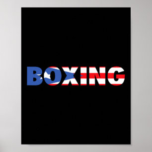 Puerto Rico Boxing T Shirt Apparel  Poster