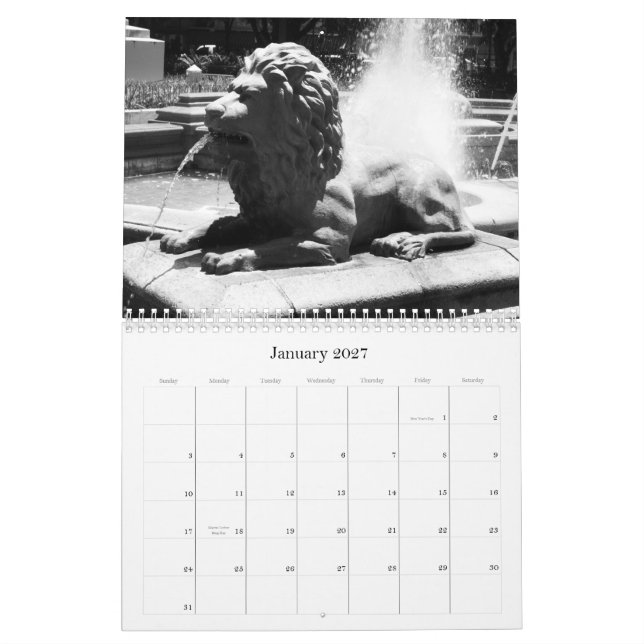 Puerto Rico Calendar (Jan 2027)