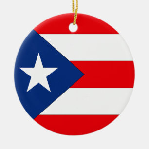 Puerto Rico Ceramic Tree Decoration