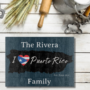 Puerto Rico Charcuterie and Cutting Board