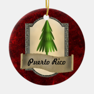 Puerto Rico Christmas Ornament