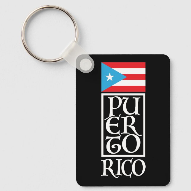 Puerto Rico Classic Key Ring (Front)