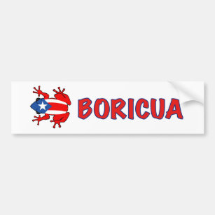 Puerto Rico - Coqui - Boricua Sticker