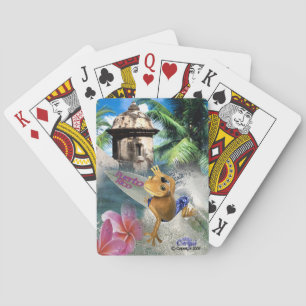 Puerto Rico Coqui deck playing cards
