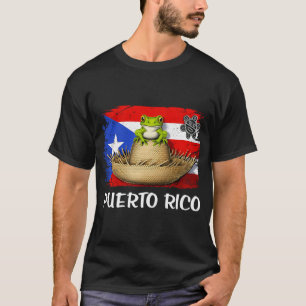Puerto Rico Coqui Flag T-Shirt