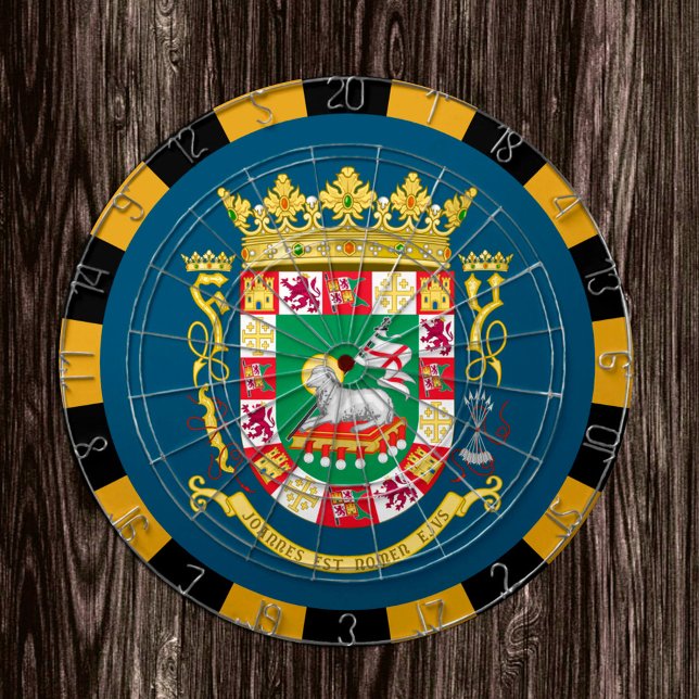 Puerto Rico Dartboard & Flag darts / game board (Creator Uploaded)