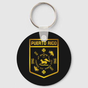 Puerto Rico Emblem Key Ring