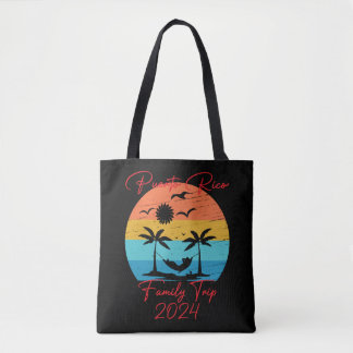 Puerto Rico Family Vacation 2024 Puerto Rico Beach Tote Bag