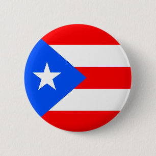 Puerto Rico Flag 6 Cm Round Badge