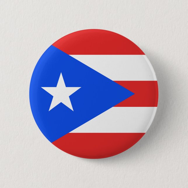 Puerto Rico Flag 6 Cm Round Badge (Front)