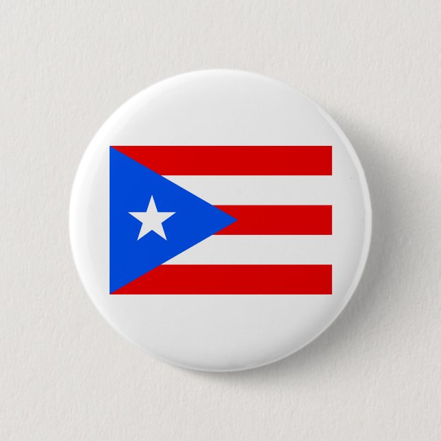 Puerto Rico Flag 6 Cm Round Badge (Front)