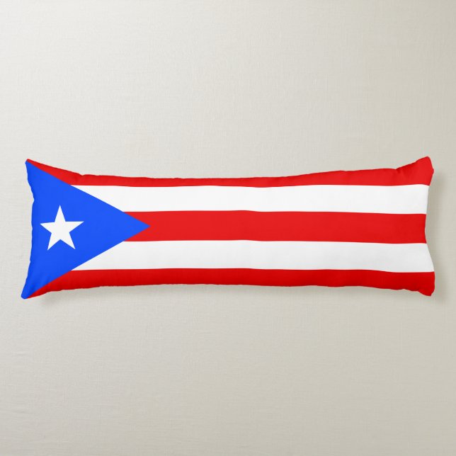 Puerto Rico Flag Body Cushion (Front)
