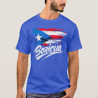 Puerto Rico Flag Boricua funny T-Shirt