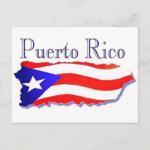 Puerto Rico Flag Boricua Postcard