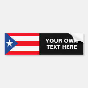 Puerto Rico Flag Bumper Sticker