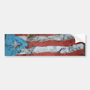 Puerto Rico Flag Bumper Sticker