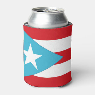 Puerto Rico Flag Can Cooler