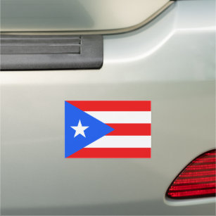 Puerto Rico Flag Car Magnet