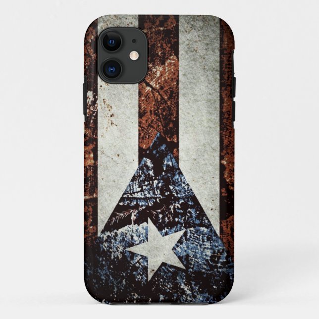 Puerto Rico Flag Case-Mate iPhone Case (Back)