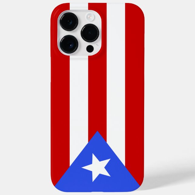 Puerto Rico flag Case-Mate iPhone Case (Back)