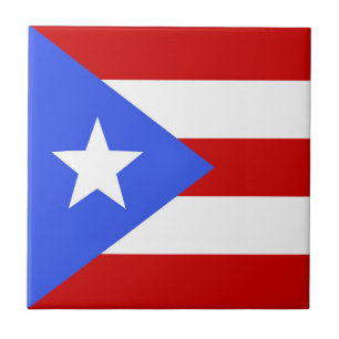 Puerto Rico flag Ceramic Tile