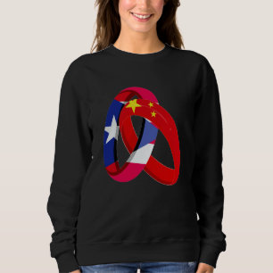 Puerto Rico Flag China Grown Ring Marriage Wedding Sweatshirt