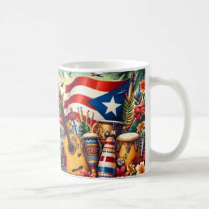 Puerto Rico Flag Coffee Mug
