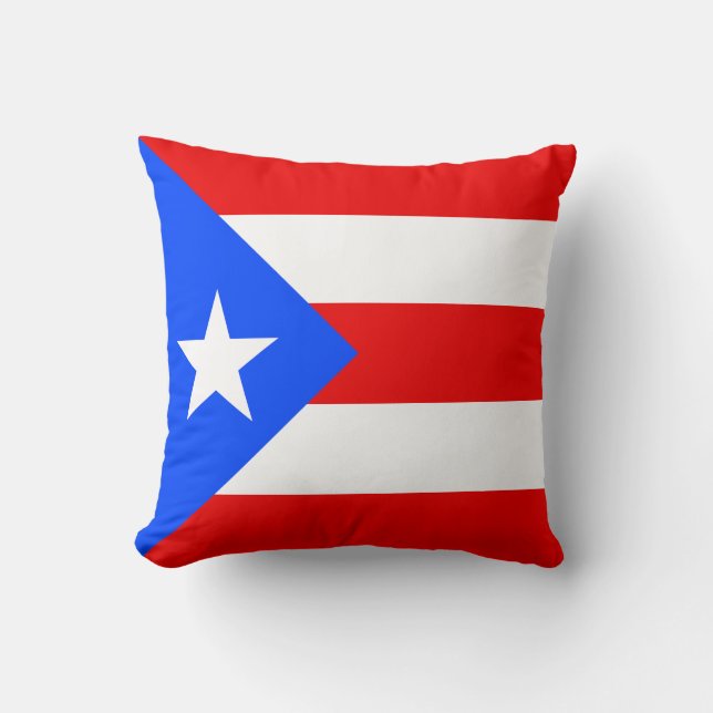 Puerto Rico Flag Cushion (Front)