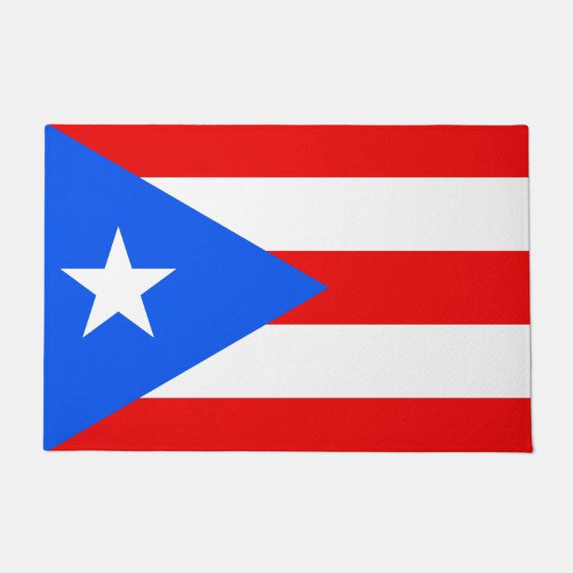 Puerto Rico Flag Doormat (Front)